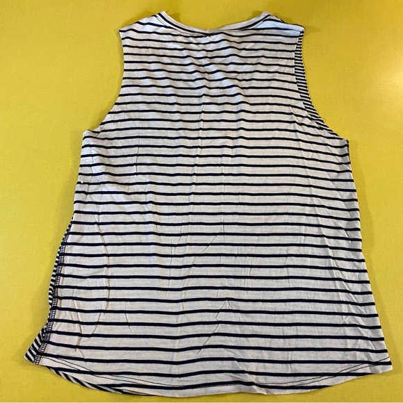 Super cool fine striped Design Lab swing tank top XS TP EUC - Picture 6 of 7
